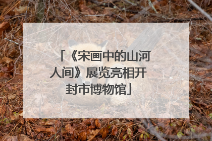 《宋画中的山河人间》展览亮相开封市博物馆