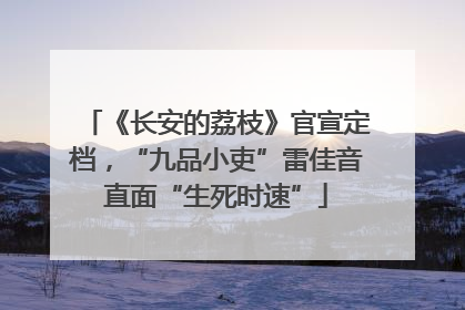 《长安的荔枝》官宣定档，“九品小吏”雷佳音直面“生死时速”