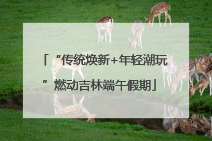 “传统焕新+年轻潮玩”燃动吉林端午假期