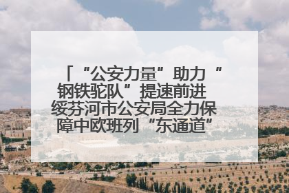 “公安力量”助力“钢铁驼队”提速前进 绥芬河市公安局全力保障中欧班列“东通道”绥芬河隧道贯通