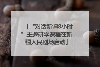 “对话新疆8小时”主题研学课程在新疆人民剧场启动