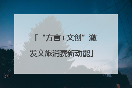 “方言+文创”激发文旅消费新动能