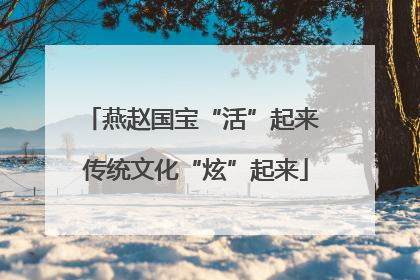 燕赵国宝“活”起来 传统文化“炫”起来