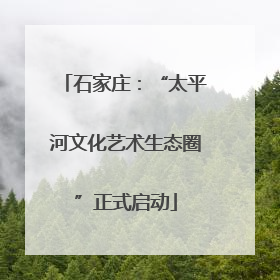 石家庄：“太平河文化艺术生态圈”正式启动