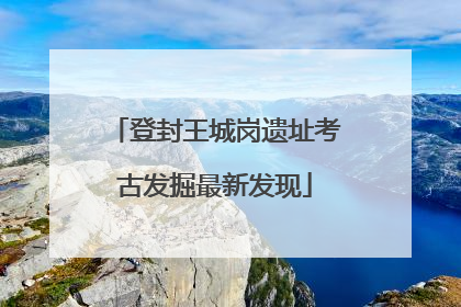 登封王城岗遗址考古发掘最新发现
