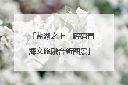 盐湖之上，解码青海文旅融合新图景