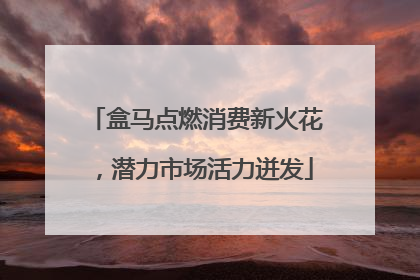 盒马点燃消费新火花，潜力市场活力迸发