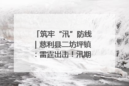 筑牢“汛”防线｜慈利县二坊坪镇：雷霆出击！汛期捕鱼被紧急叫停