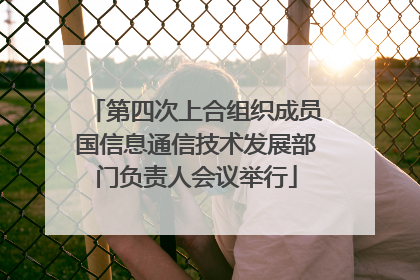 第四次上合组织成员国信息通信技术发展部门负责人会议举行