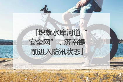 织就水库河道“安全网”，济南提前进入防汛状态