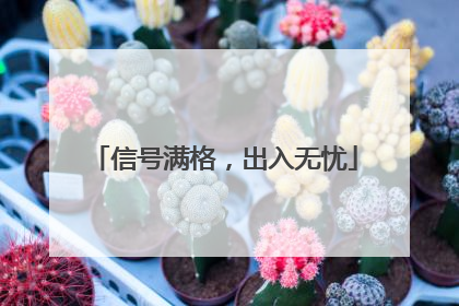 信号满格，出入无忧