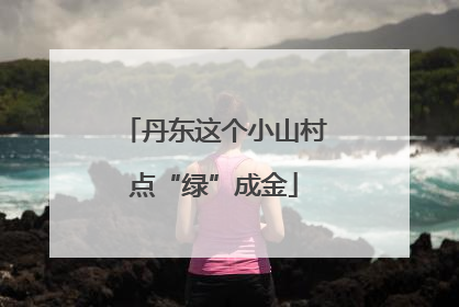 丹东这个小山村点“绿”成金