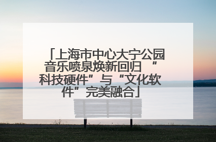 上海市中心大宁公园音乐喷泉焕新回归 “科技硬件”与“文化软件”完美融合