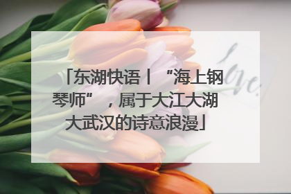 东湖快语丨“海上钢琴师”，属于大江大湖大武汉的诗意浪漫