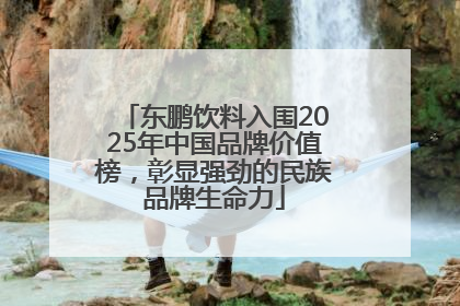 东鹏饮料入围2025年中国品牌价值榜，彰显强劲的民族品牌生命力