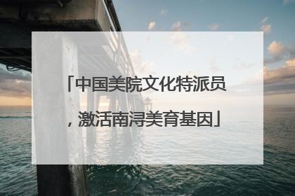 中国美院文化特派员，激活南浔美育基因