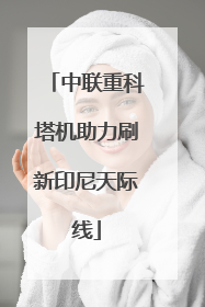 中联重科塔机助力刷新印尼天际线
