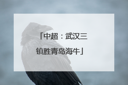 中超：武汉三镇胜青岛海牛