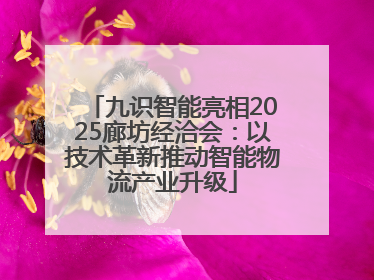 九识智能亮相2025廊坊经洽会：以技术革新推动智能物流产业升级