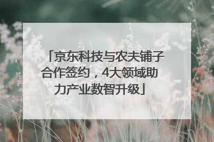 京东科技与农夫铺子合作签约，4大领域助力产业数智升级