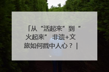 从“活起来”到“火起来” 非遗+文旅如何戳中人心？｜文旅融合看四川