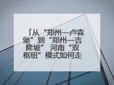 从“郑州—卢森堡”到“郑州—吉隆坡” 河南“双枢纽”模式如何走向全球