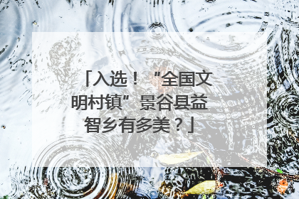 入选！“全国文明村镇”景谷县益智乡有多美？