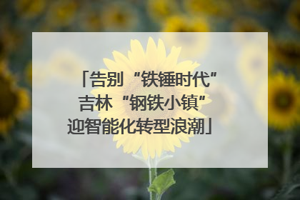 告别“铁锤时代” 吉林“钢铁小镇”迎智能化转型浪潮