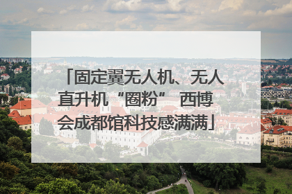 固定翼无人机、无人直升机“圈粉” 西博会成都馆科技感满满