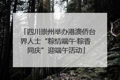 四川崇州举办港澳侨台界人士“粽情端午·粽香同庆”迎端午活动