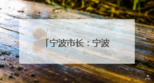 宁波市长：宁波将持续锚定“三个首选之地”目标，推动博览会与示范区互促共进