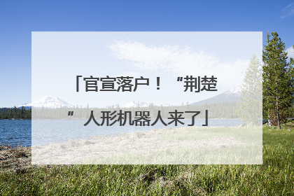 官宣落户！“荆楚”人形机器人来了
