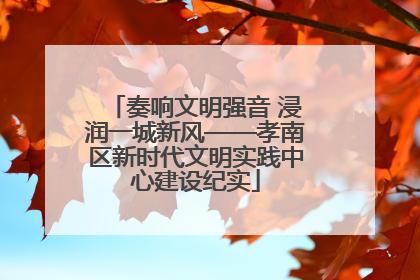 奏响文明强音 浸润一城新风——孝南区新时代文明实践中心建设纪实
