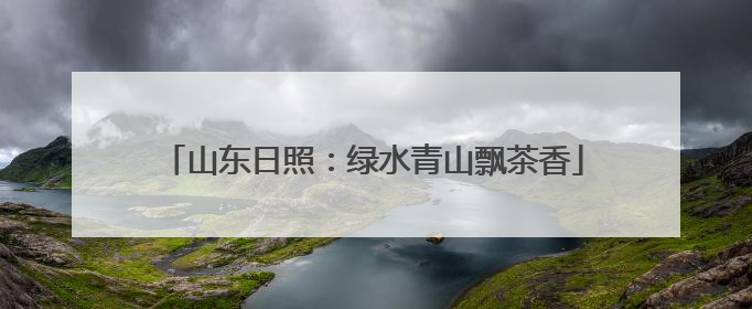 山东日照：绿水青山飘茶香