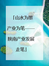 山水为墨 产业为笔——陕南产业发展走笔
