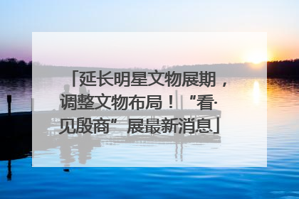 延长明星文物展期，调整文物布局！“看·见殷商”展最新消息