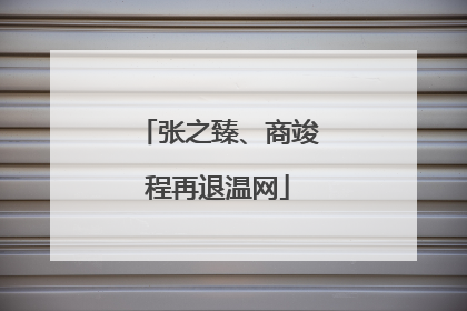 张之臻、商竣程再退温网