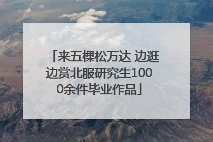 来五棵松万达 边逛边赏北服研究生1000余件毕业作品
