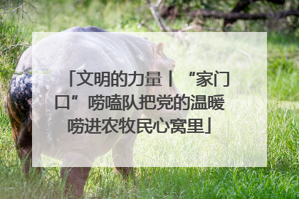 文明的力量丨“家门口”唠嗑队把党的温暖唠进农牧民心窝里