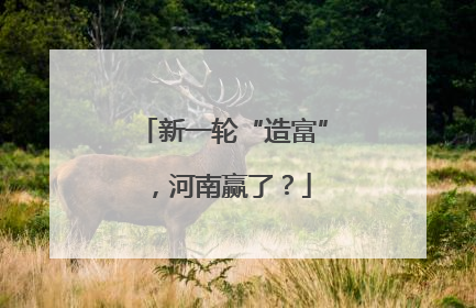 新一轮“造富”，河南赢了？