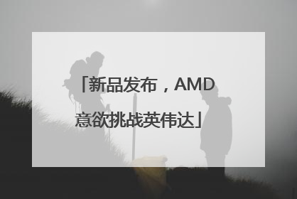 新品发布，AMD意欲挑战英伟达