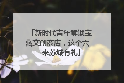 新时代青年解锁宝藏文创商店，这个六一来苏城有礼