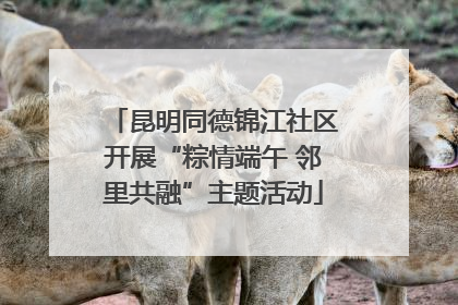 昆明同德锦江社区开展“粽情端午 邻里共融”主题活动