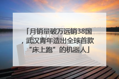 月销量破万远销38国，武汉青年造出全球首款“床上跑”的机器人