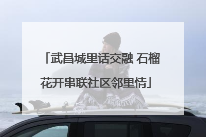 武昌城里话交融 石榴花开串联社区邻里情
