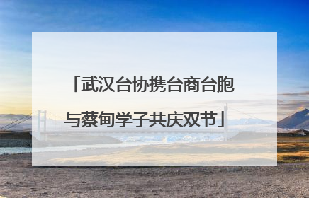 武汉台协携台商台胞与蔡甸学子共庆双节