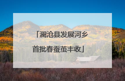 澜沧县发展河乡首批春蚕茧丰收