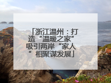 浙江温州：打造“温暖之家”吸引两岸“家人”相聚谋发展
