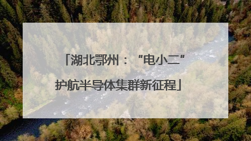 湖北鄂州：“电小二”护航半导体集群新征程