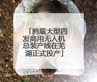 腾盾大型四发商用无人机总装产线在芜湖正式投产